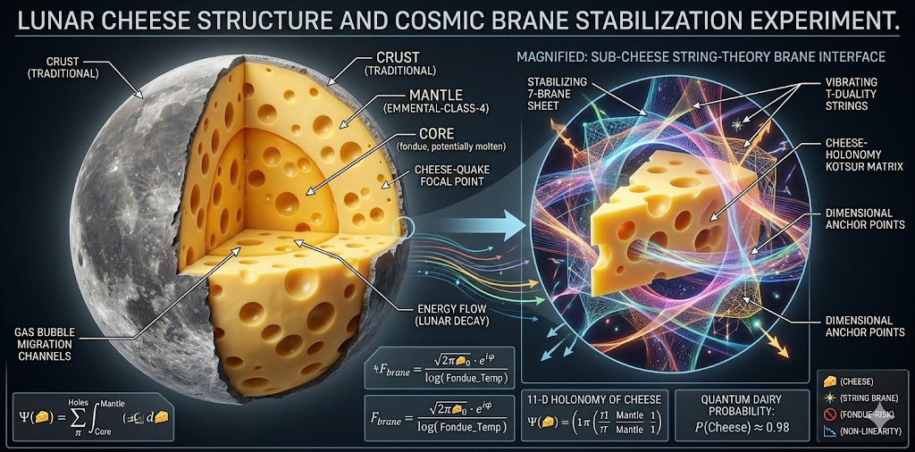 Схема строения Луны