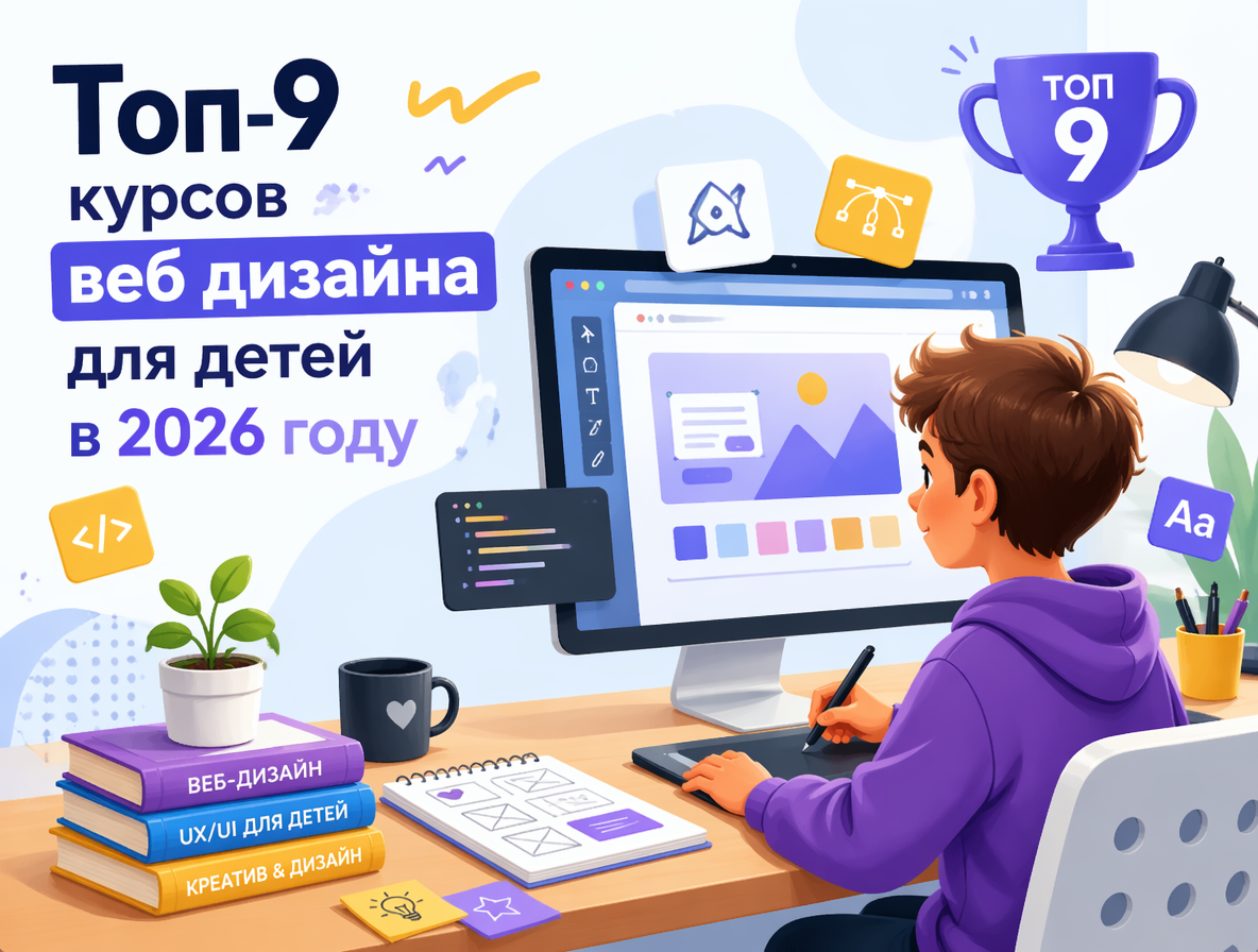 Топ-9 курсов веб дизайна для детей в 2026: недорого и с нуля - 1