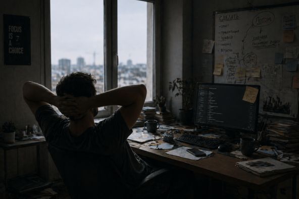 Вот так вот сидишь и подтупливаешь