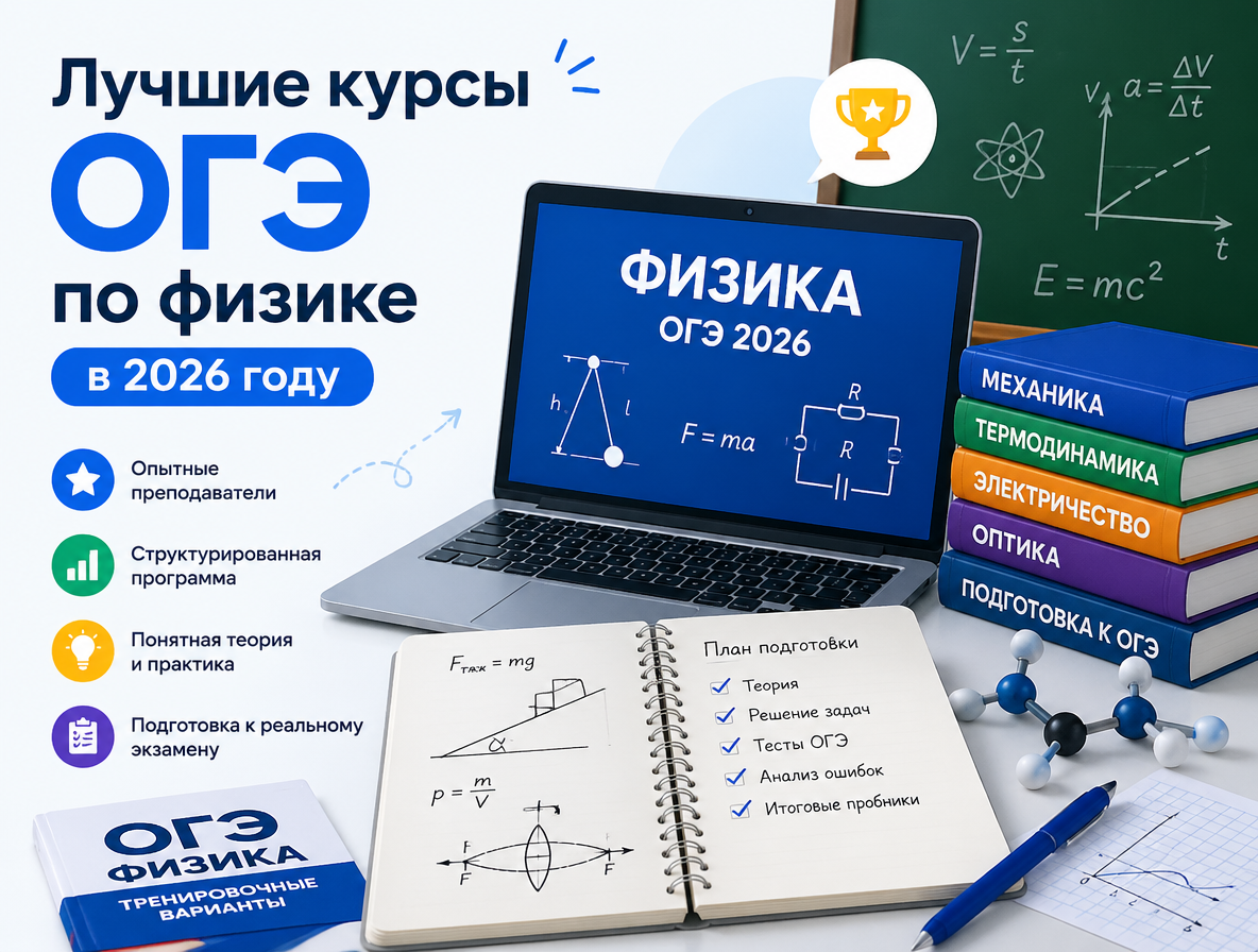 5 лучших курсов ОГЭ по физике 2026 для учеников 8-9 классов - 1