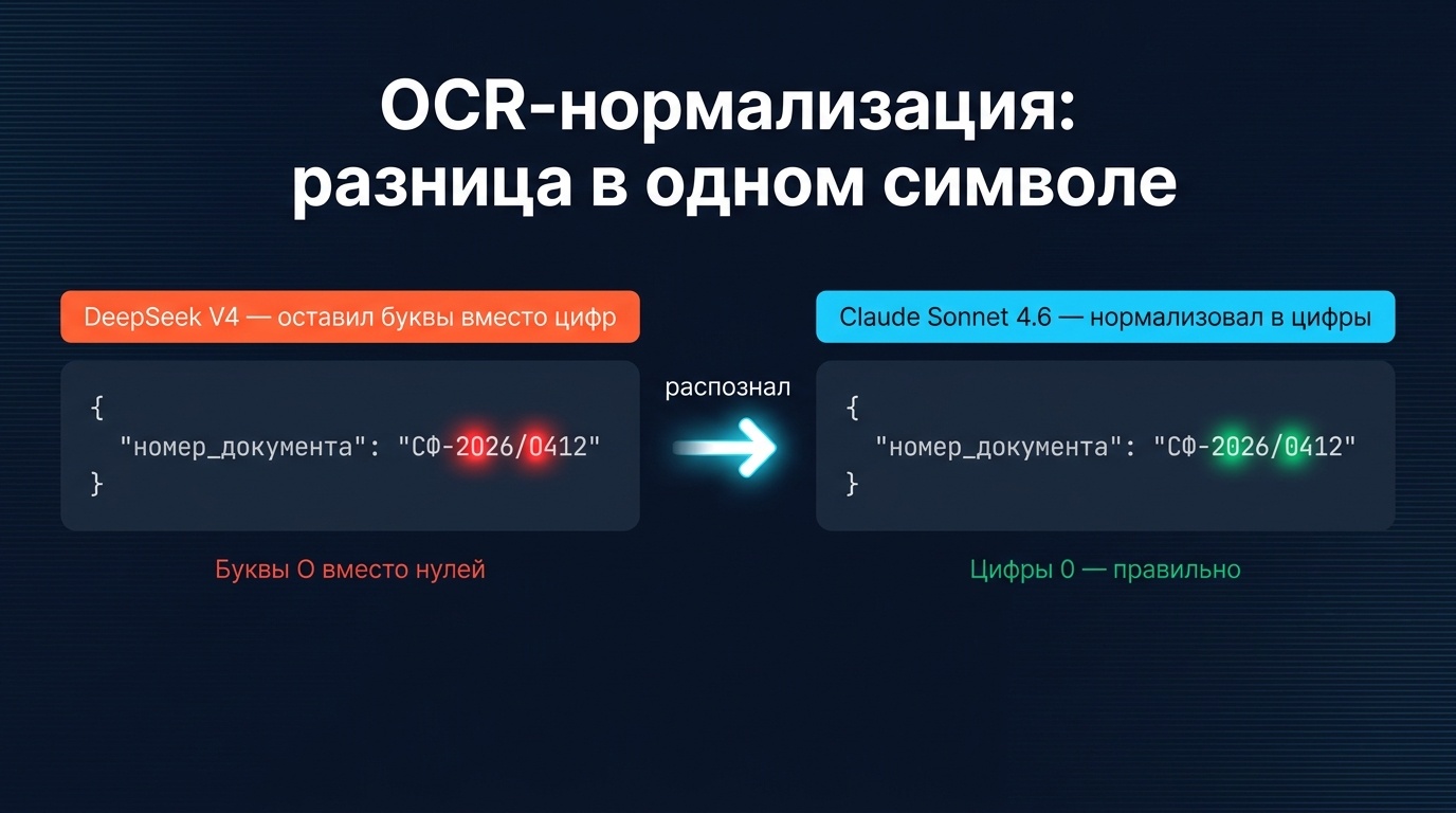 Скан счёта-фактуры до и после нормализации