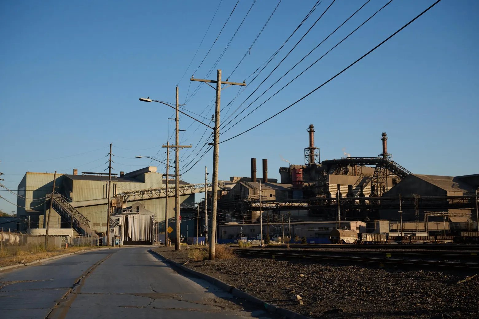 Сталелитейный завод Cleveland Works в Кливленде.