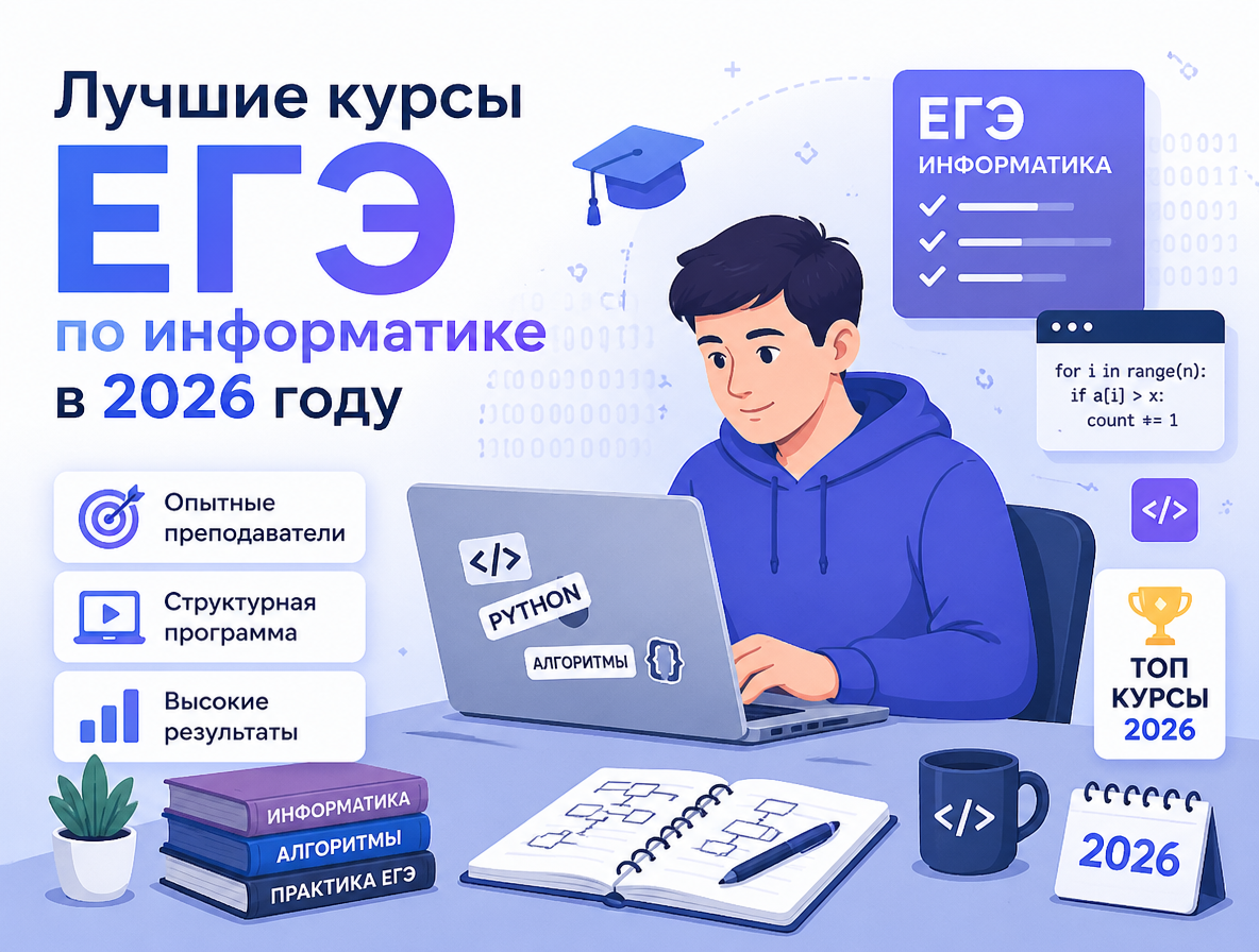 Лучшие курсы ЕГЭ по информатике 2026: как подготовиться быстро и недорого - 1