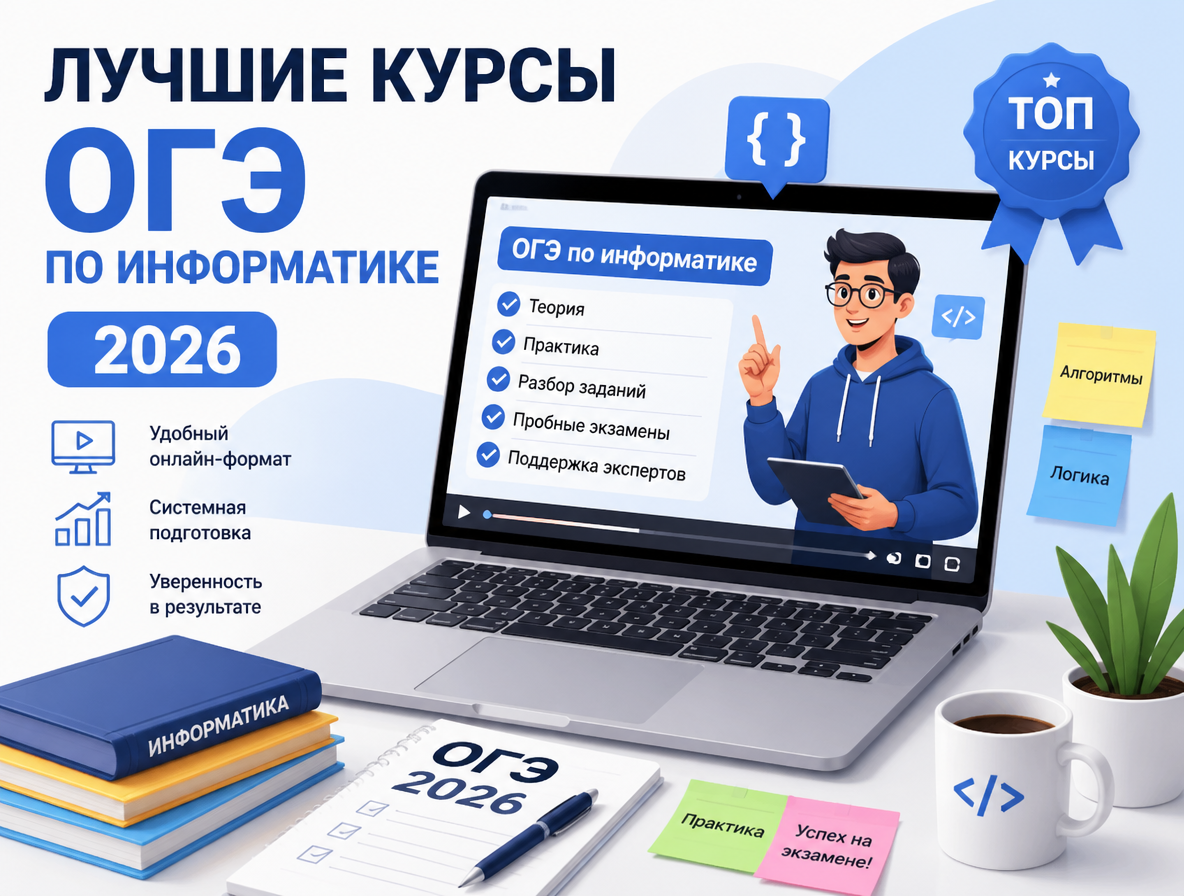 Лучшие курсы ОГЭ по информатике 2026: подготовка с нуля - 1