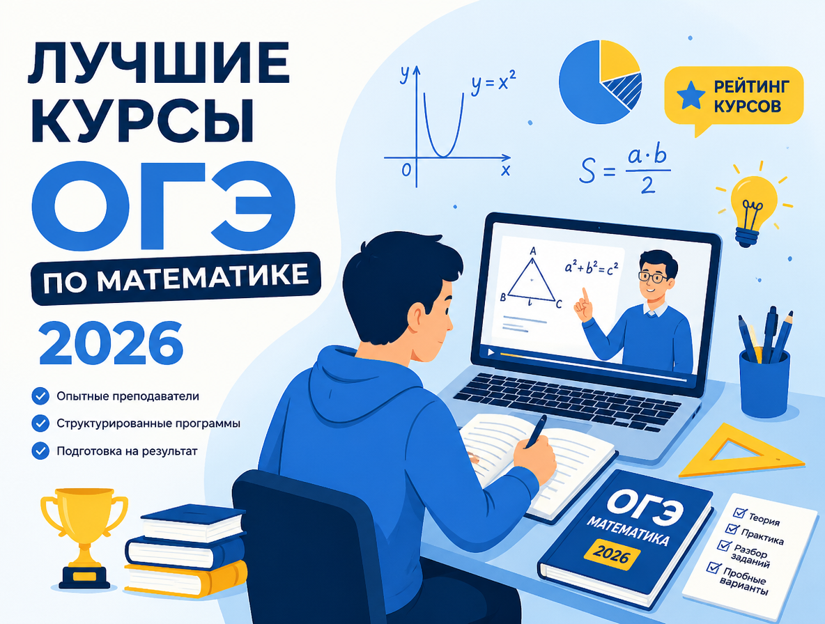 Лучшие курсы ОГЭ по математике 2026: подготовка к экзамену с нуля - 1