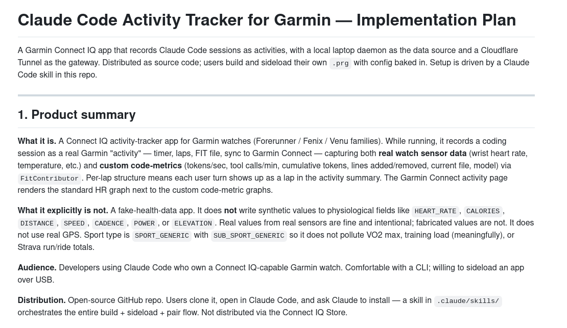 Представлен трекер Claude Code для умных часов Garmin - 4