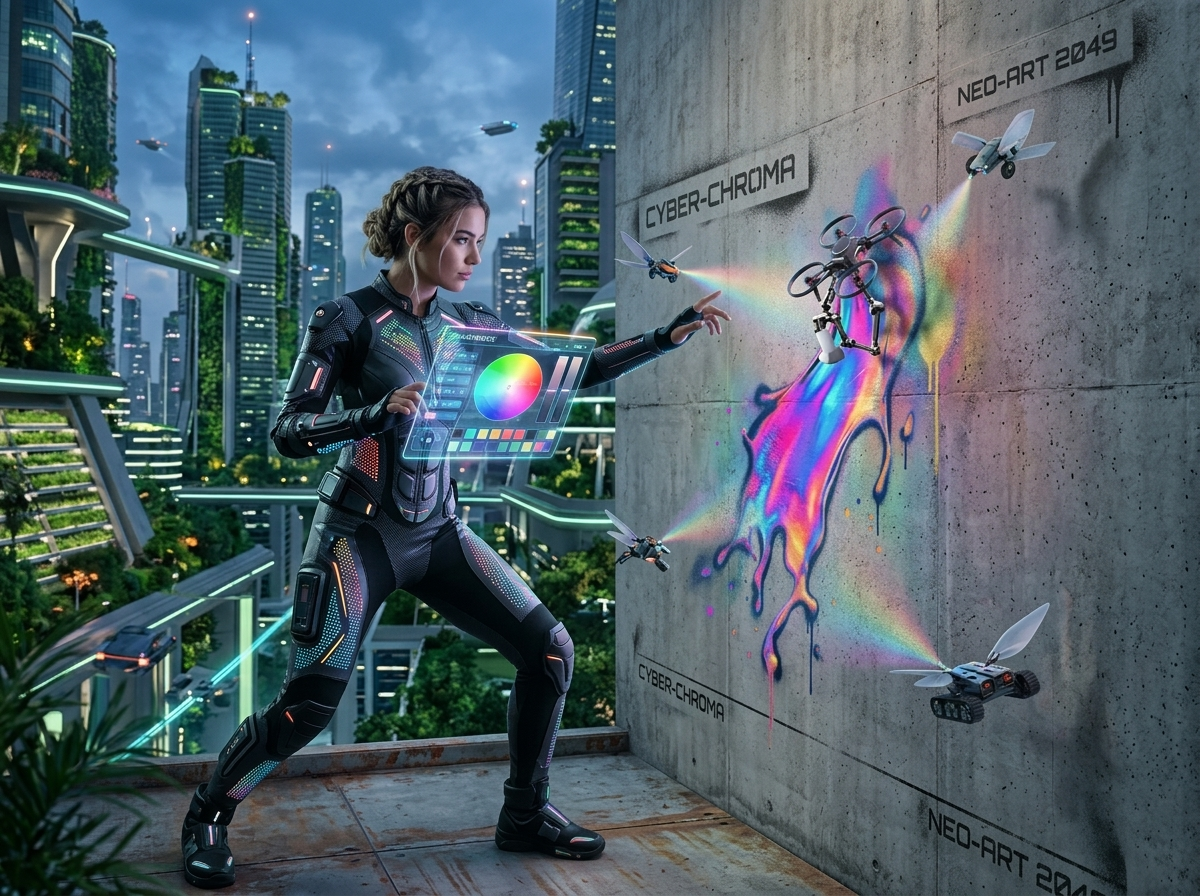 Проектор, дрон, нейросеть: как технологии меняют работу в дизайне и оформлении пространств - 5