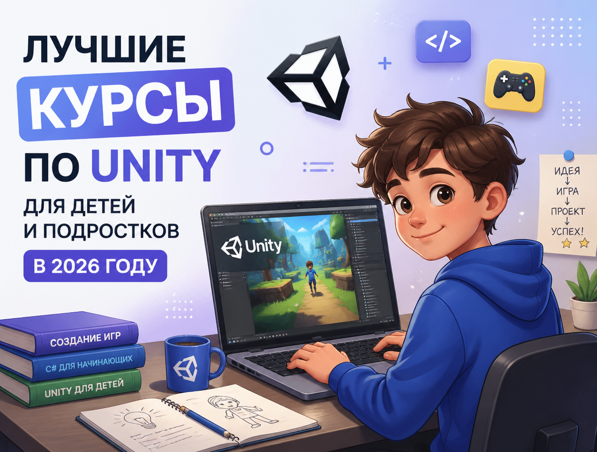 6 лучших курсов по Unity для детей и подростков в 2026 году - 1