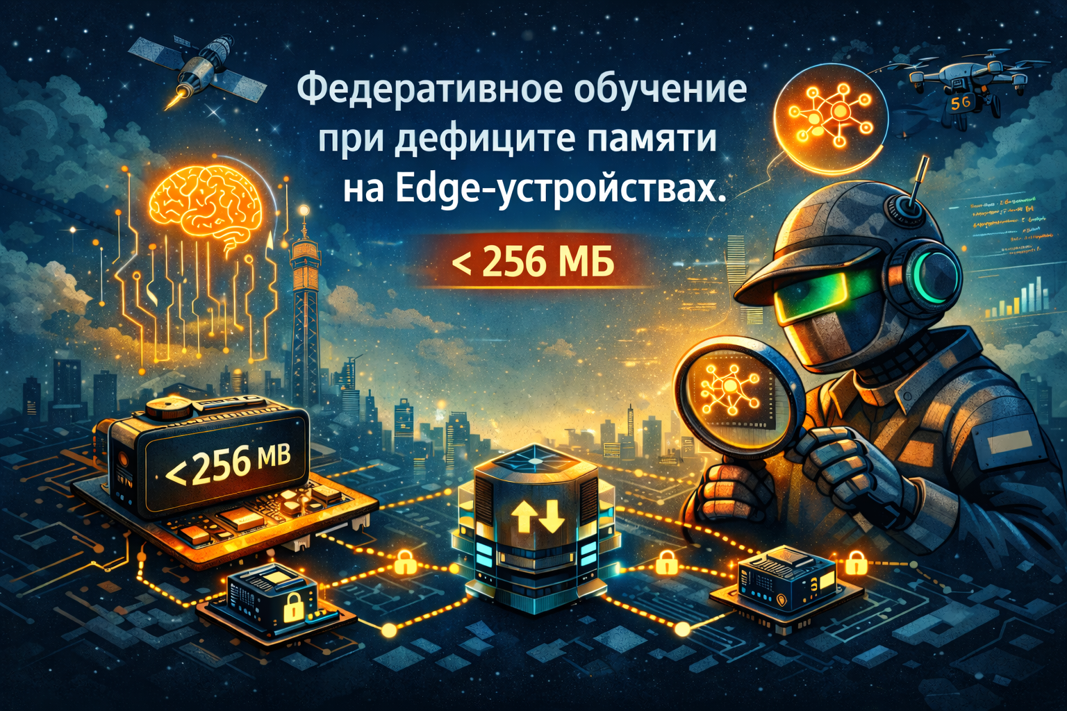 Федеративное обучение в условиях дефицита памяти на Edge-устройствах. Часть 2 - 1
