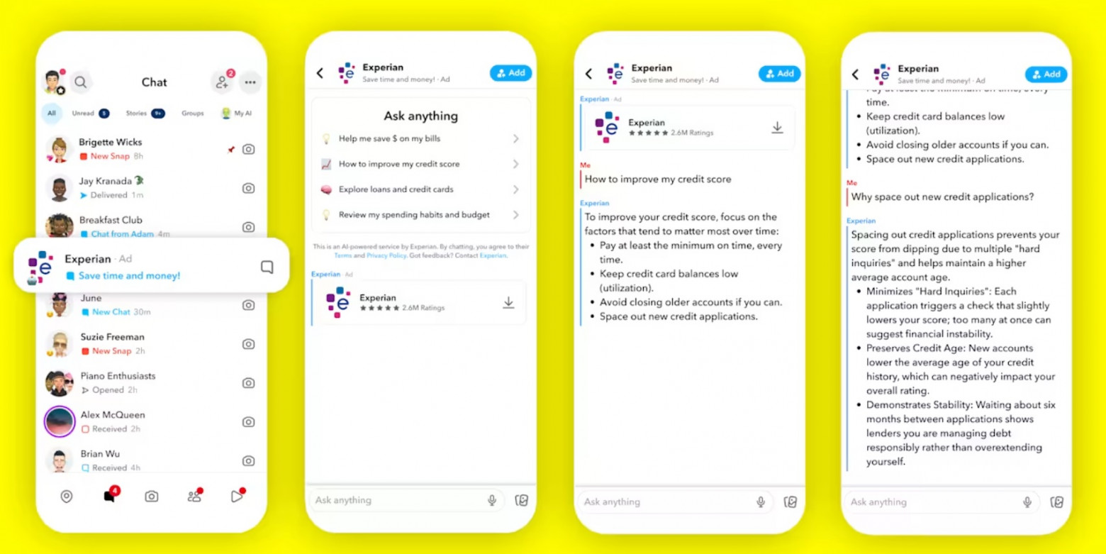 В Snapchat появилась ИИ-реклама - 1