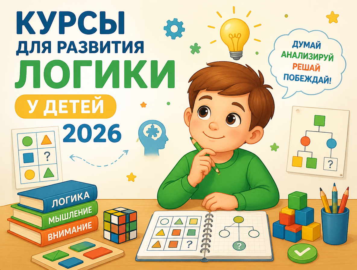 Курсы для развития логики у детей 2026: обучение с интересом и пользой - 1