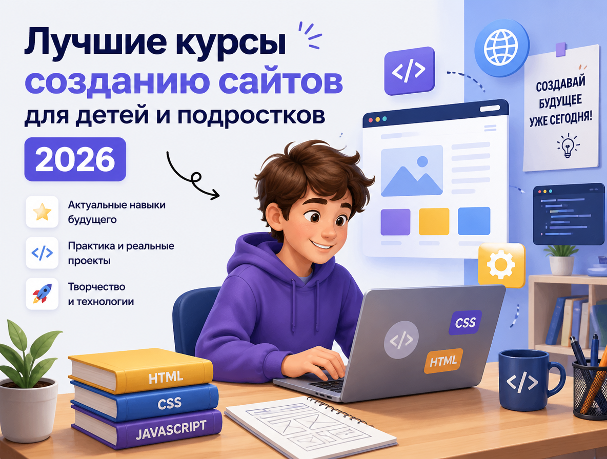Топ-3 курса по созданию сайтов для детей и подростков в 2026 году - 1