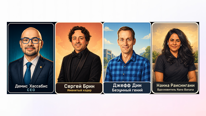 Шахматный гений, Сергей Брин и бананы: кто стоит за Gemini. Досье SpeShu.AI - 1