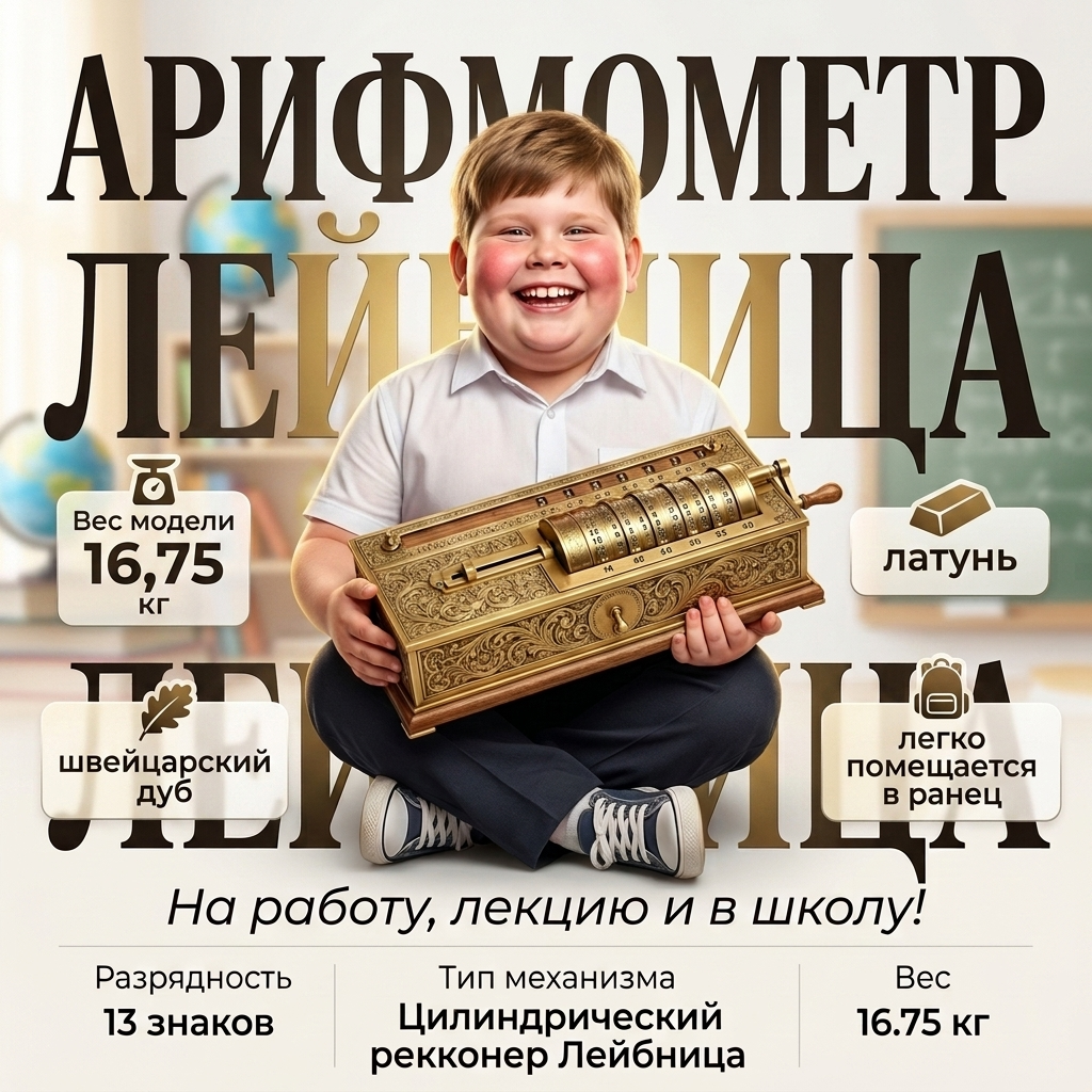Еще и работает без электричества.