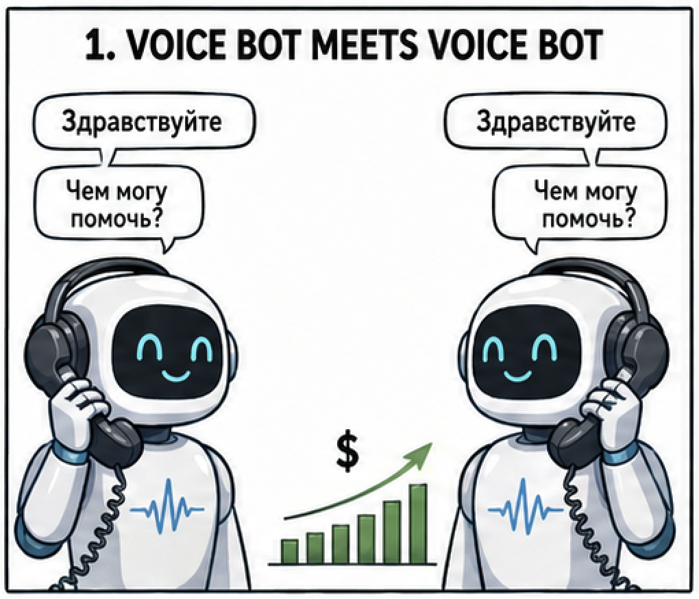 Голосовой агент — это не чатбот с телефоном: 40 часов экономии и $100, сожженные на ботах - 1
