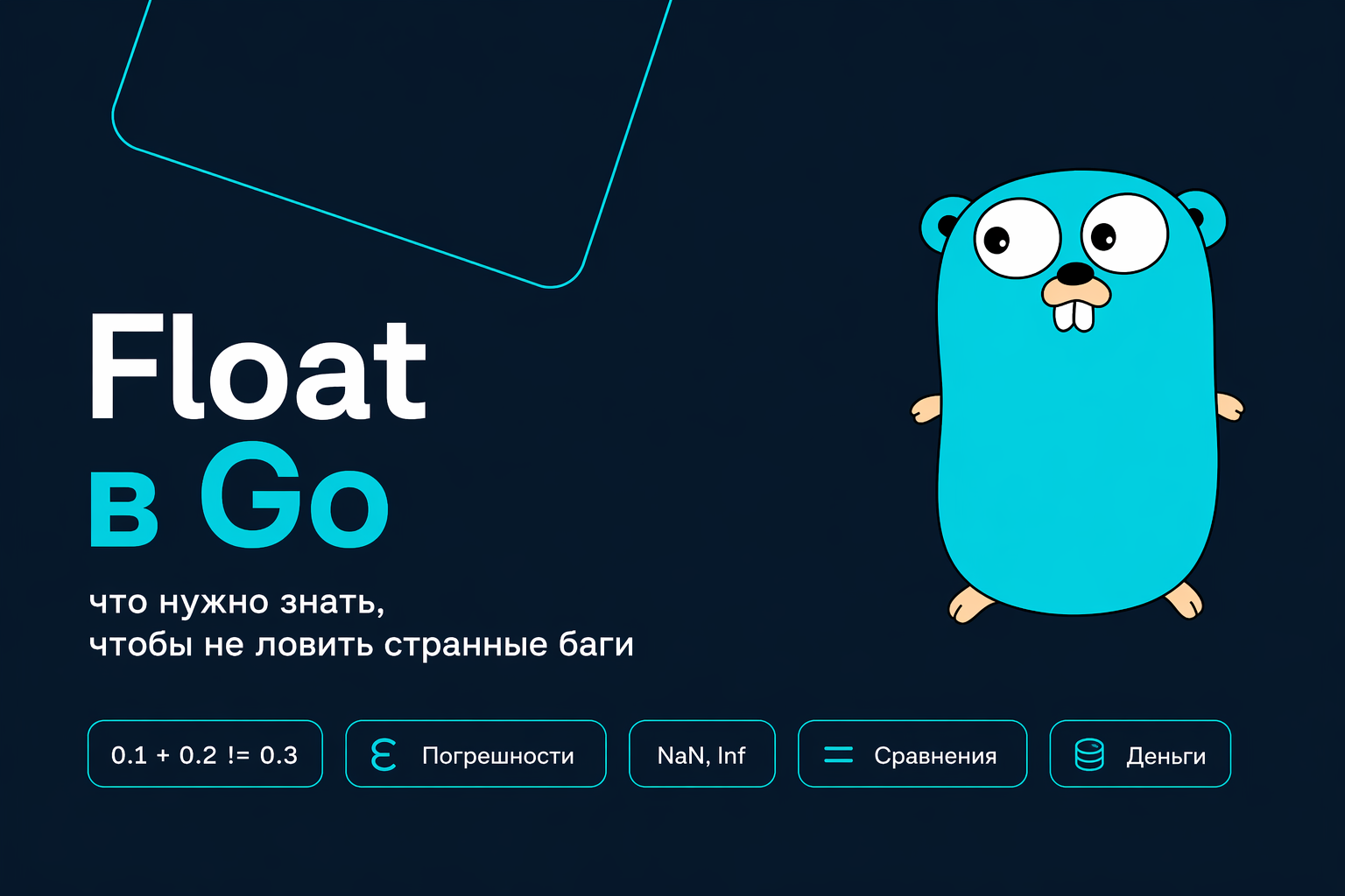 Float в Go: что должен понимать разработчик, чтобы не ловить странные баги - 1