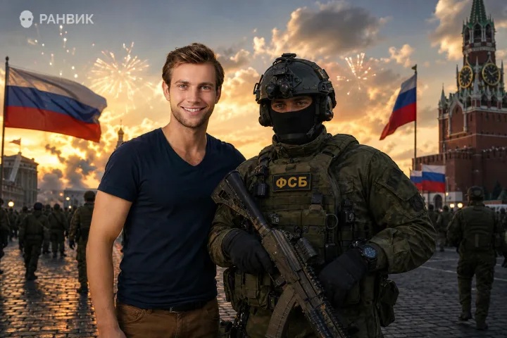 Промт День Победы с военным