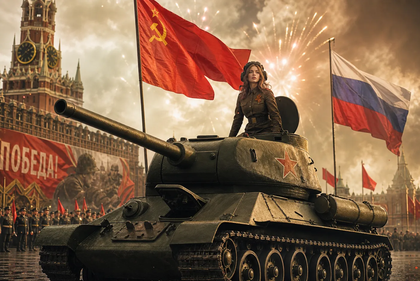 Как создавать открытку к 9 Мая через нейросеть