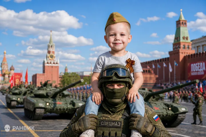 Промт для мальчика на 9 мая