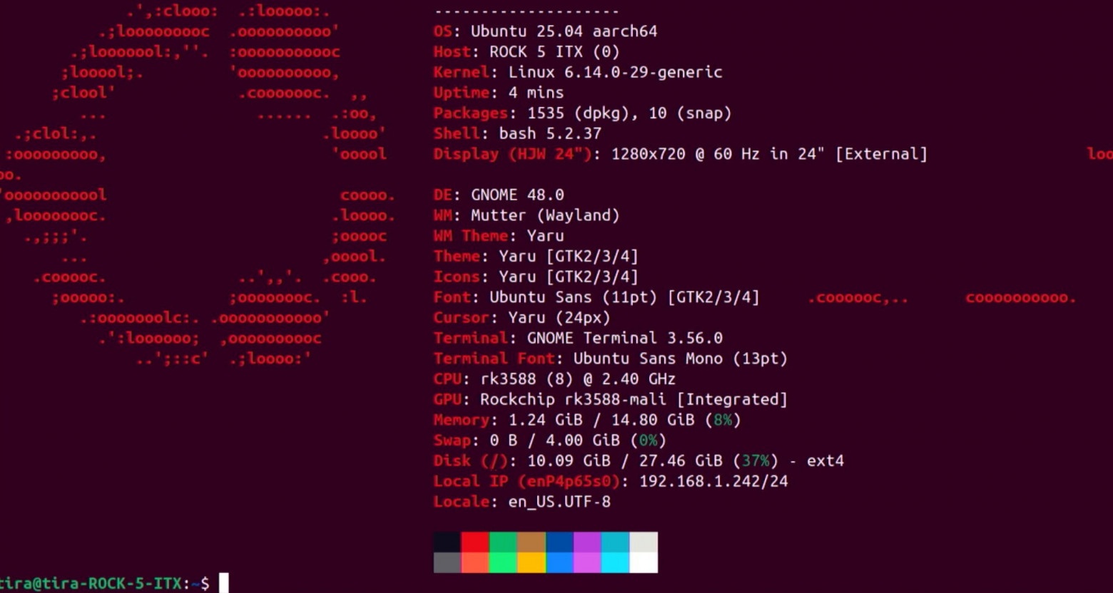 Radxa Rock 5 itx — Изучаем недорогую ITX плату с ARM чипом - 37