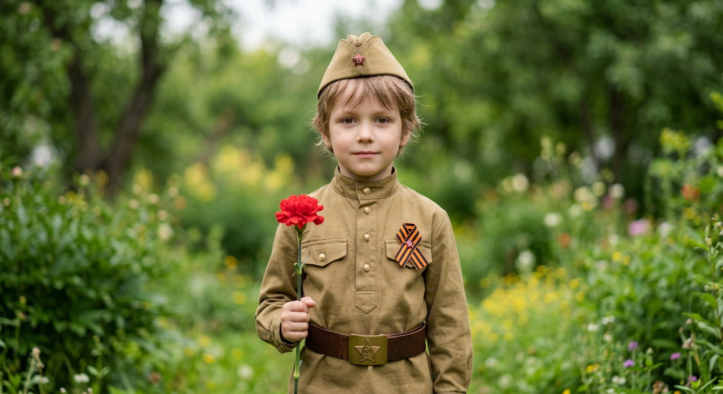 Сделать ИИ фото на 9 мая