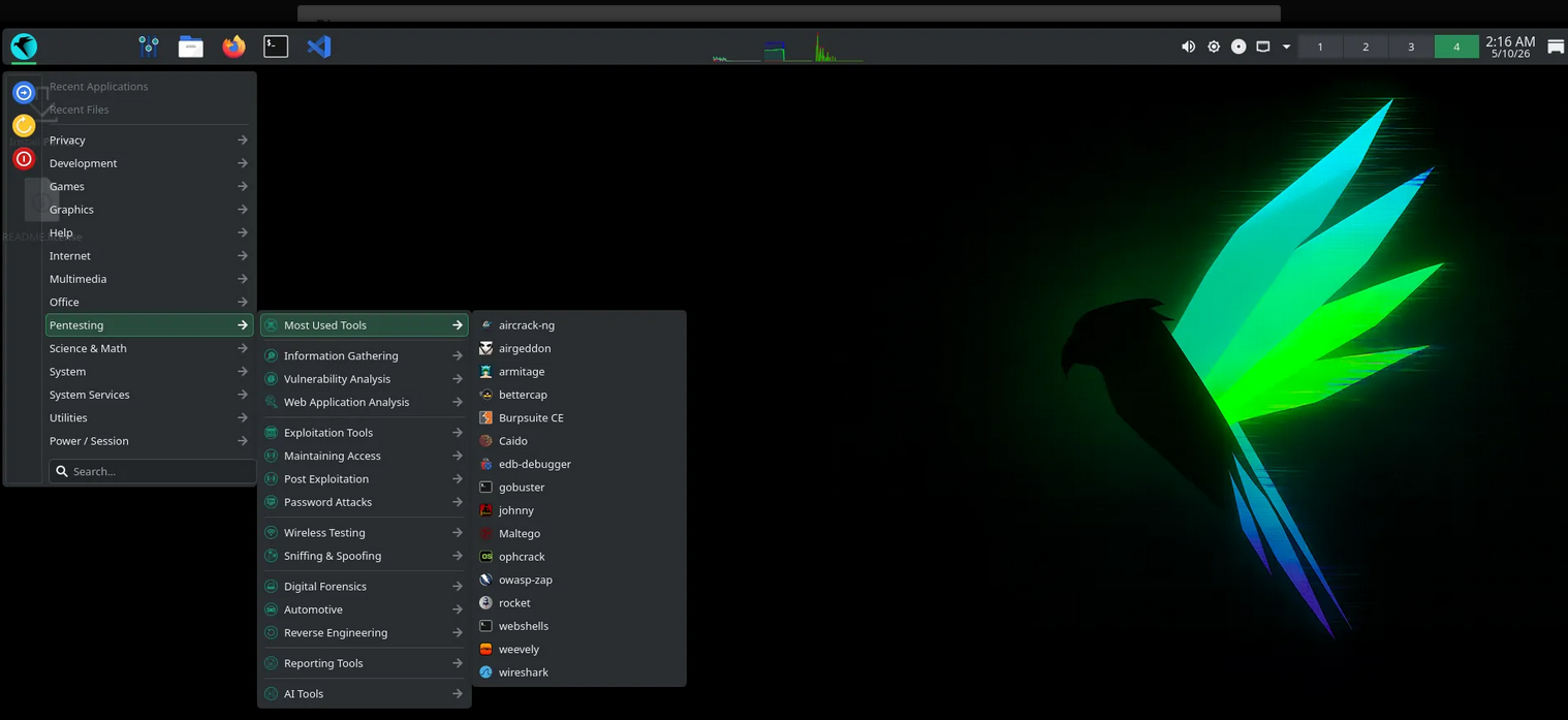 Выпуск дистрибутива Parrot OS 7.2 для этического хакинга с ядром Linux 6.19.13 - 2