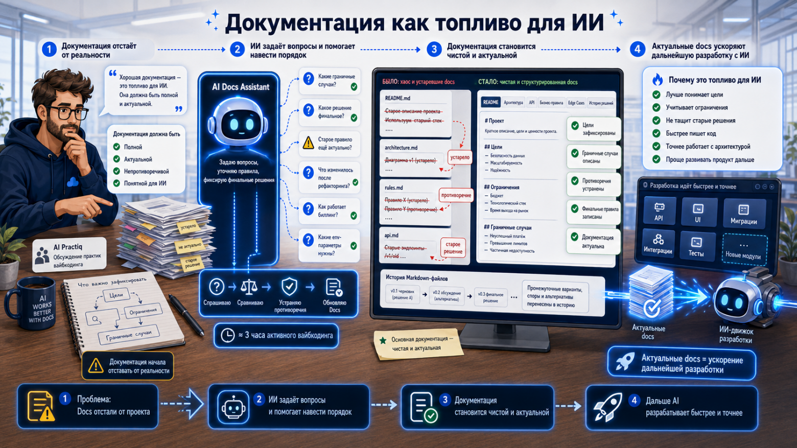 Без документации ИИ далеко не уедет: мои грабли на проекте - 1