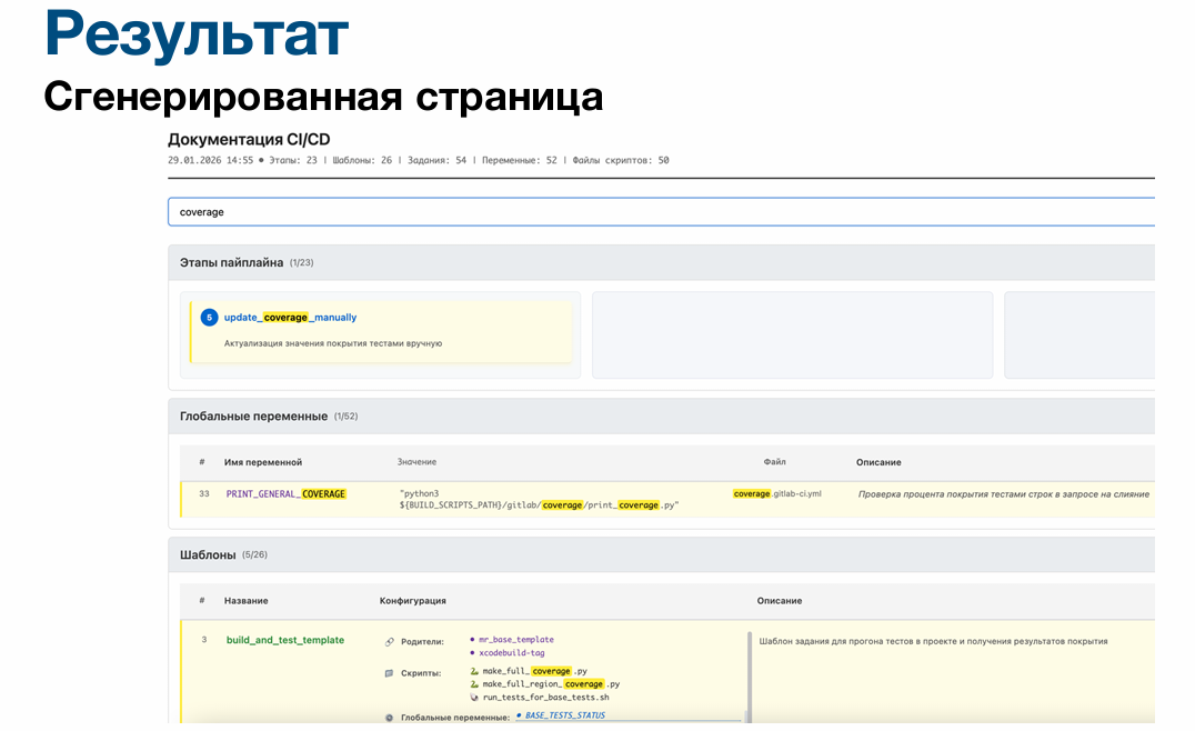 Как мы сделали автогенерацию документации для CI-CD из комментариев в коде - 10