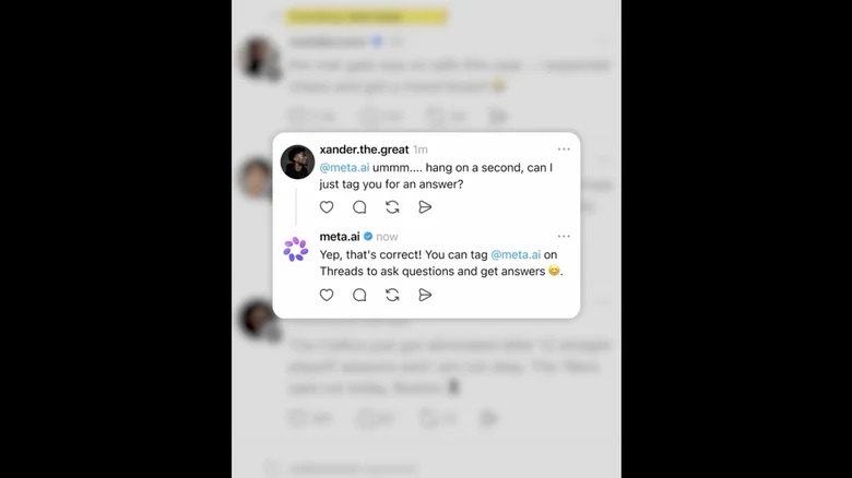 Meta* не позволяет заблокировать своего ИИ-бота в Threads - 1