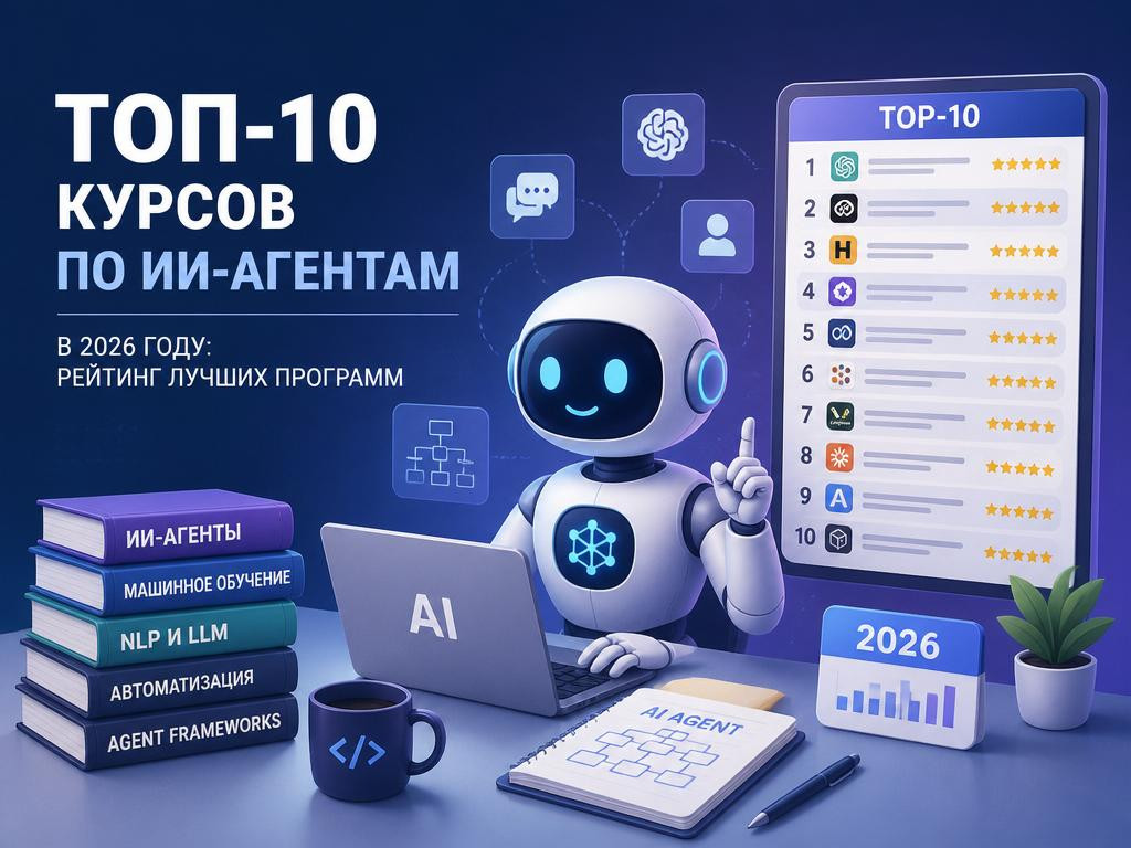 Топ-10 курсов по ИИ-агентам в 2026 году: рейтинг лучших программ - 1 Топ-10 курсов по ИИ-агентам в 2026 году: рейтинг лучших программ - 1