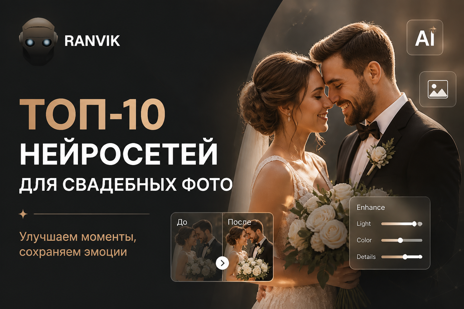 ТОП-10 нейросетей для свадебных фото: как создать красивые кадры бесплатно