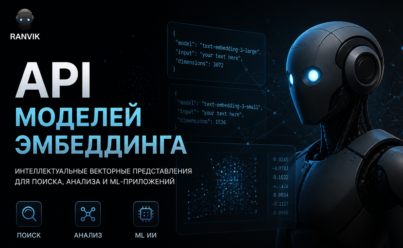 API моделей эмбеддинга