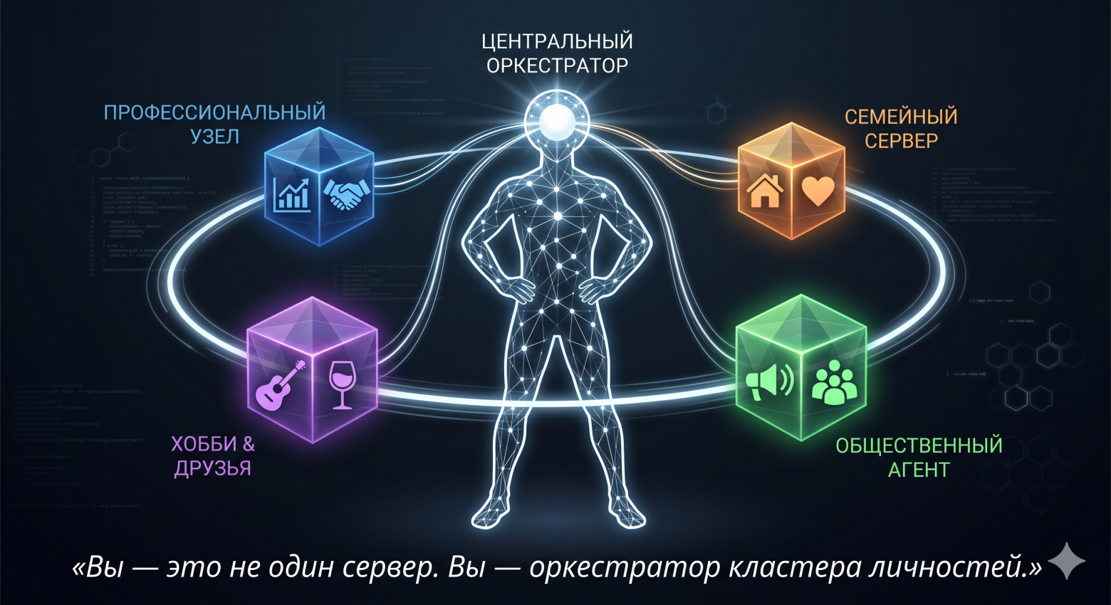 Человек как кластер MCP-серверов, общество как симбиоз людей, организаций и их клонов – к чему всё идёт - 1 Человек как кластер MCP-серверов, общество как симбиоз людей, организаций и их клонов – к чему всё идёт - 1