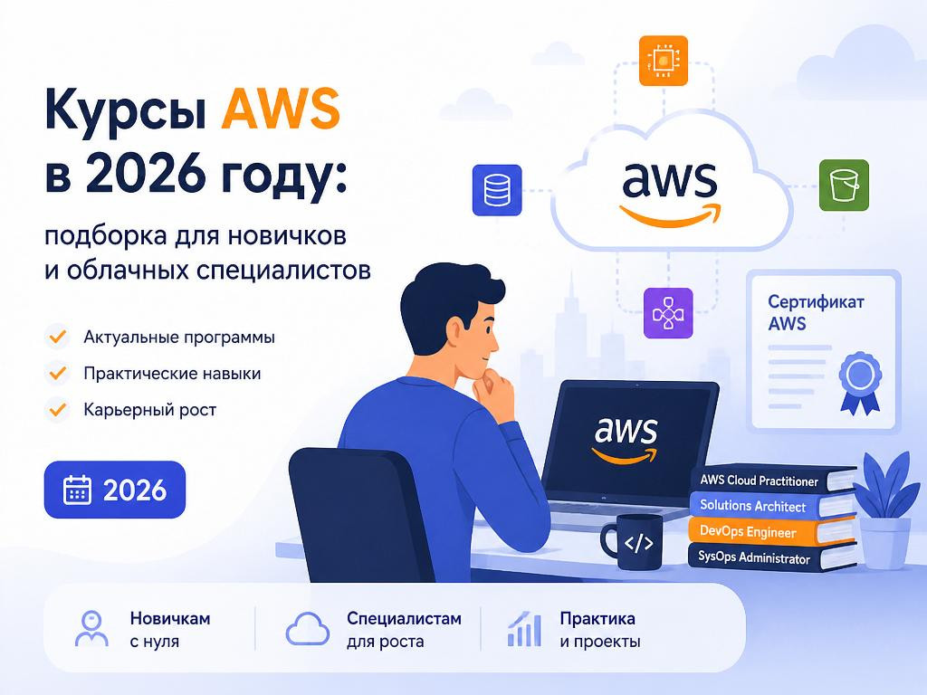 Курсы AWS в 2026 году: подборка для новичков и облачных специалистов - 1 Курсы AWS в 2026 году: подборка для новичков и облачных специалистов - 1