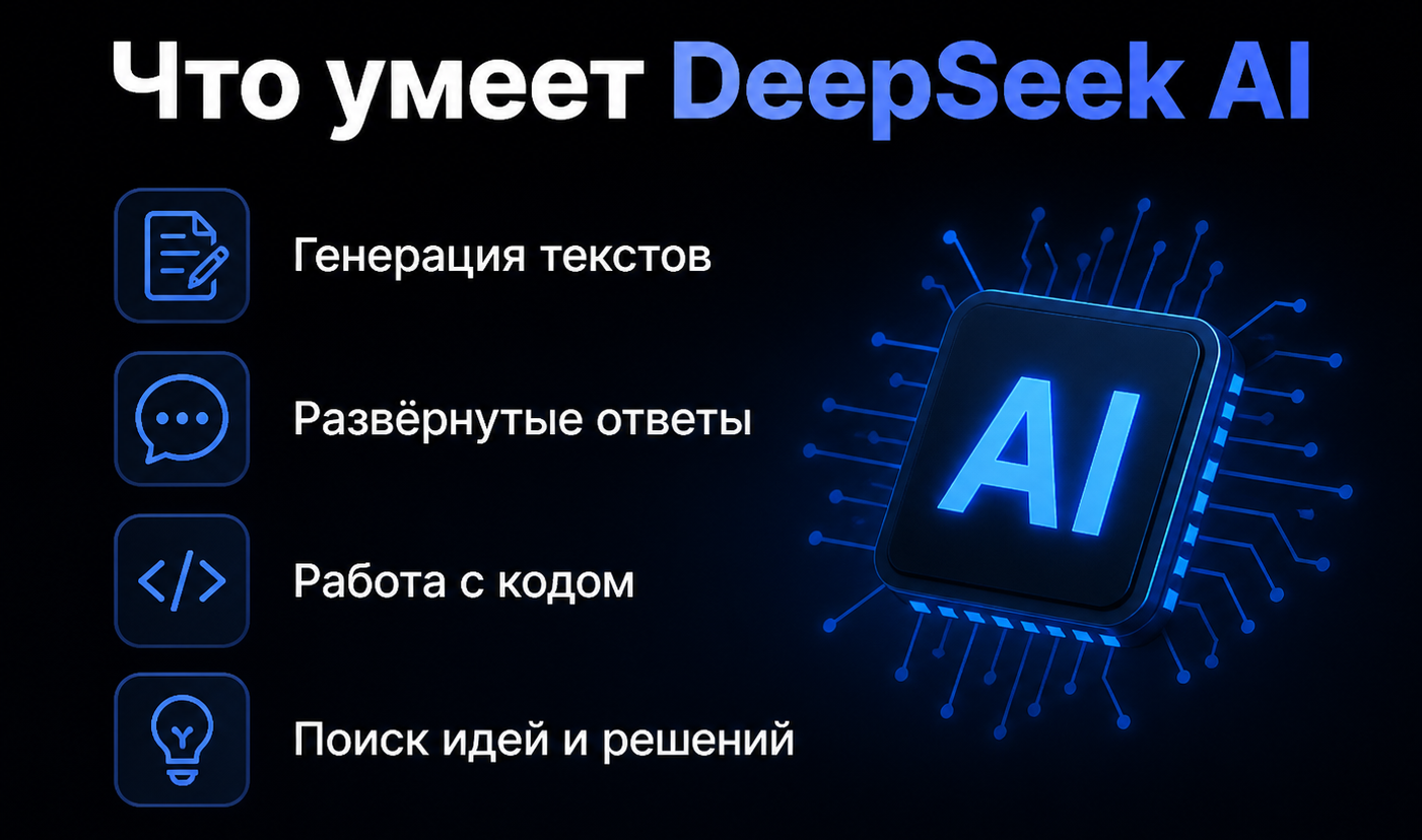 Что умеет DeepSeek AI