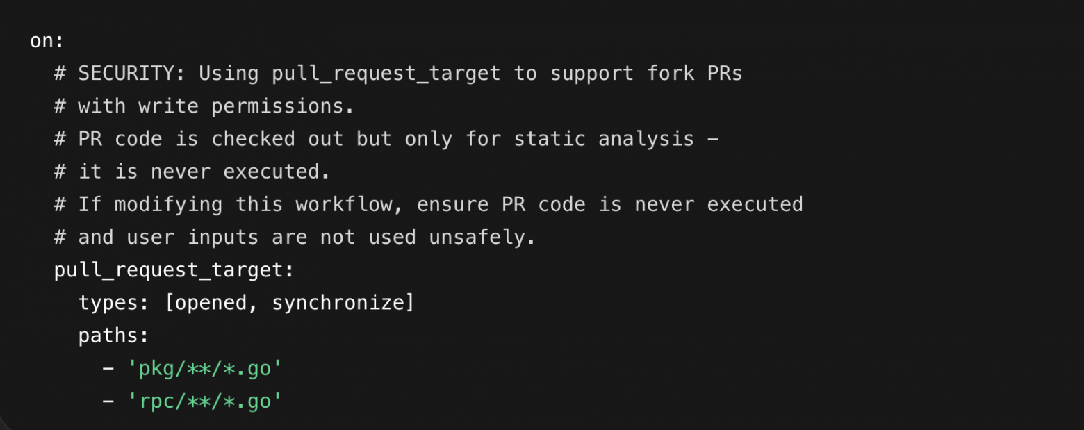 Фрагмент уязвимого workflow