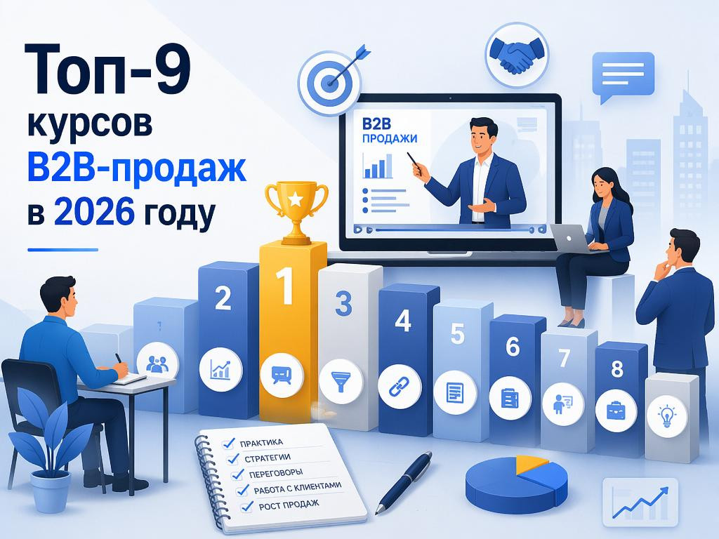 Топ-9 курсов B2B-продаж в 2026 году: обучение с нуля - 1