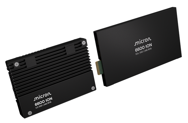 Серверные твердотельные накопители Micron 6600 ION.