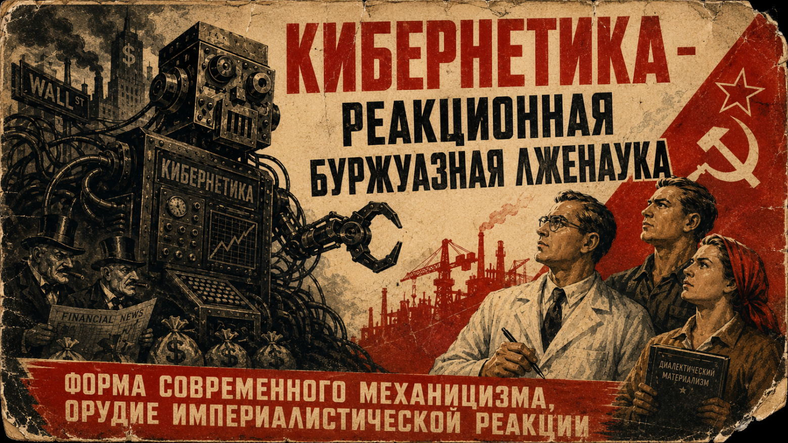 Реакционная лженаука. Как СССР осудил кибернетику — и чем это аукнулось для ИИ - 1