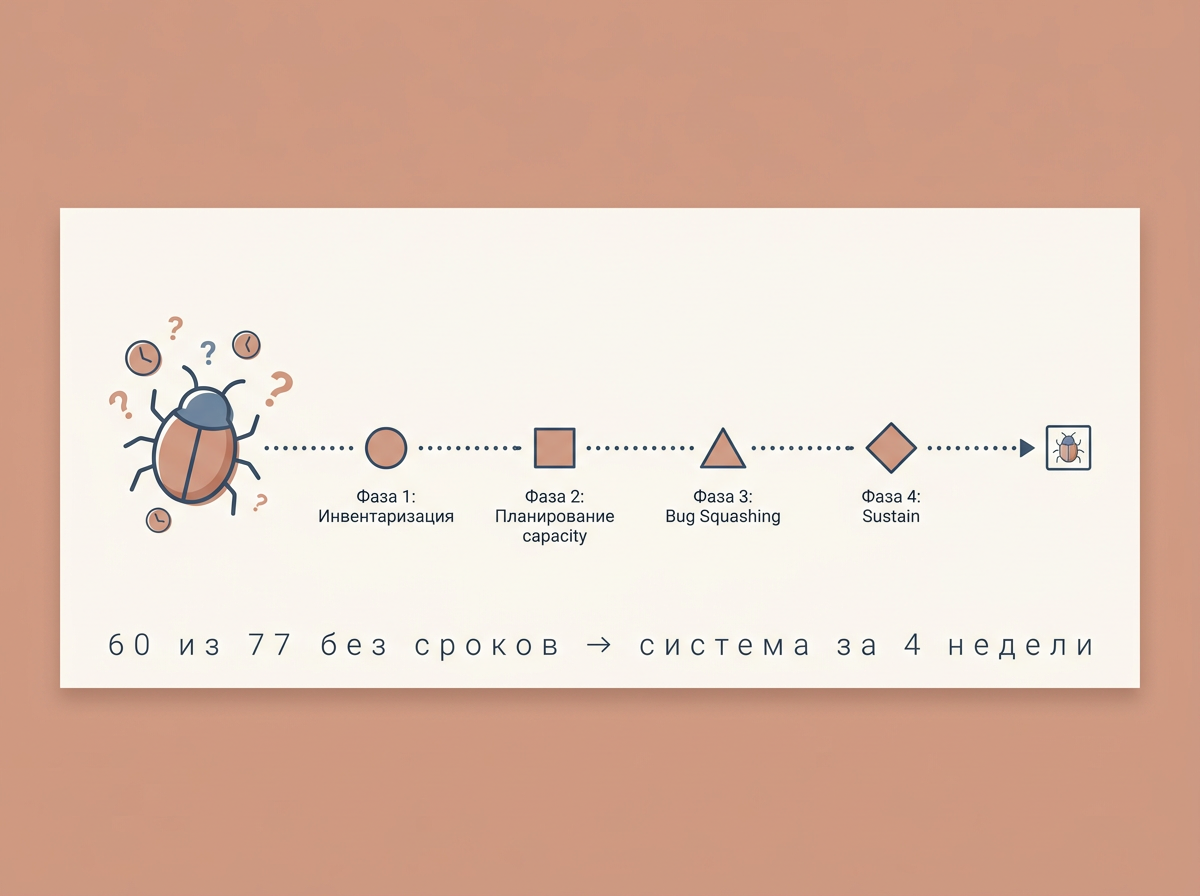 Кейс. Zero Bug Policy: как мы снизили бэклог багов в 4 раза за месяц - 3 Кейс. Zero Bug Policy: как мы снизили бэклог багов в 4 раза за месяц - 3