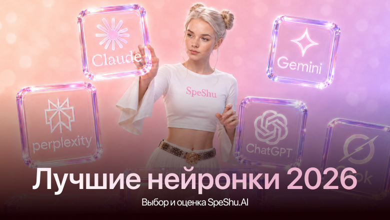 Топ-5 лучших нейросетей 2026 года: полный список на любой случай в SpeShu.AI - 1 Топ-5 лучших нейросетей 2026 года: полный список на любой случай в SpeShu.AI - 1