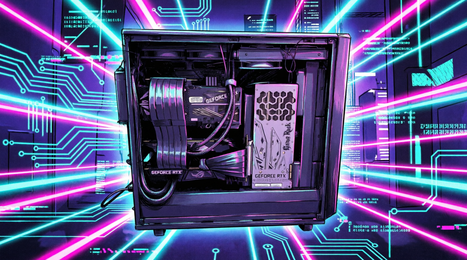 Как я собрал LLM-печку на 4 GPU, и на что она способна - 1