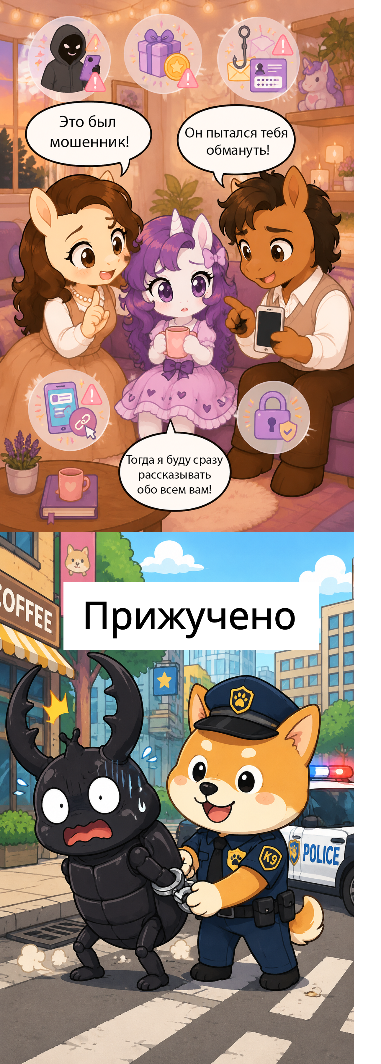 Мы Жука-мошенника прижучили, или как научить ребенка киберграмотности на его языке - 16