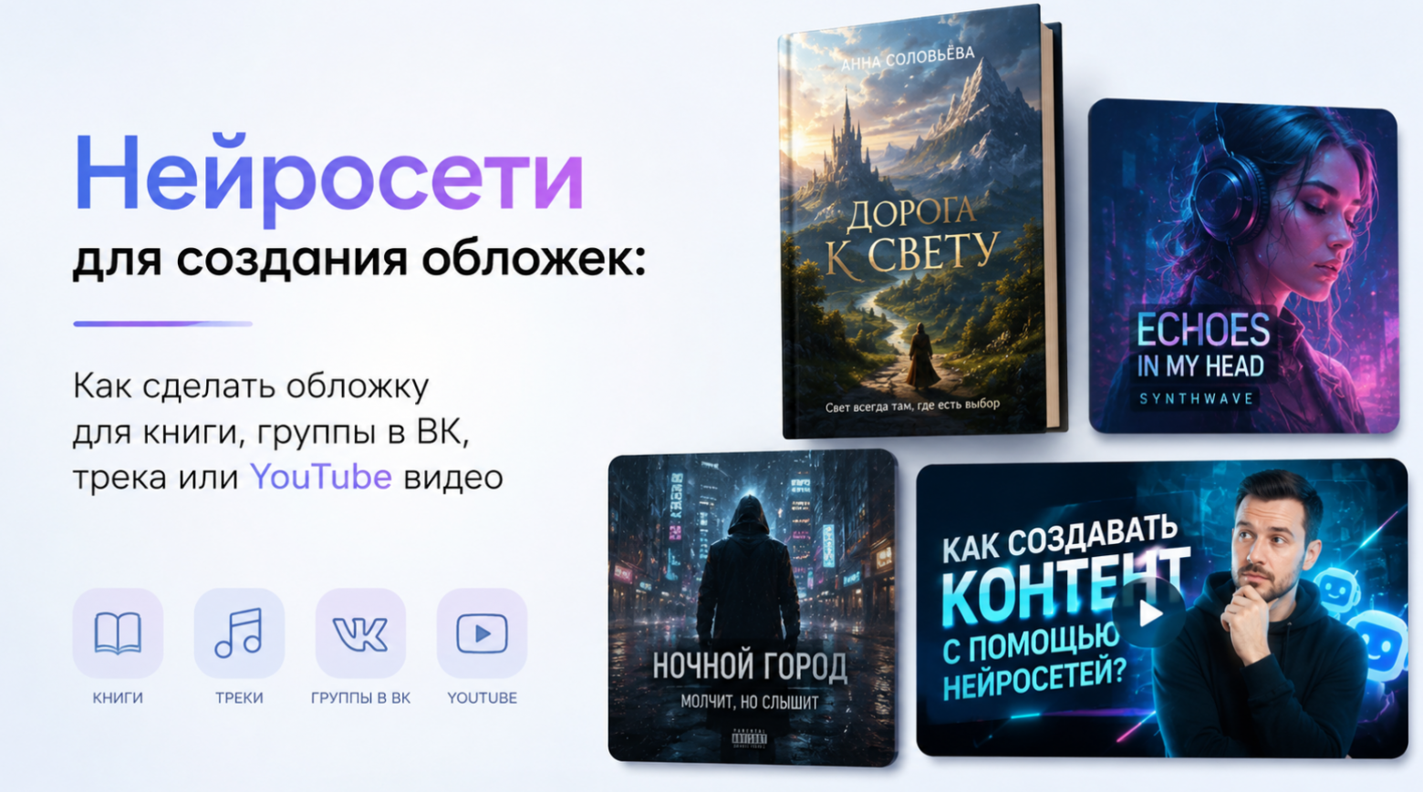 Нейросети для создания обложек