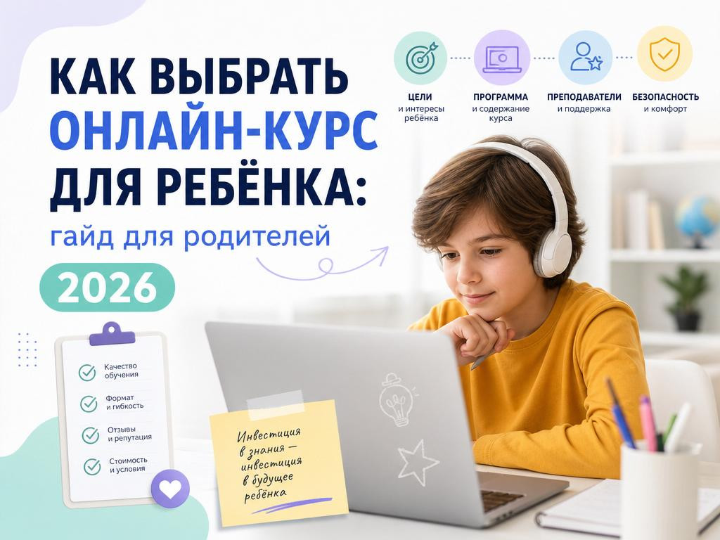 Как выбрать онлайн-курс для ребёнка: гайд для родителей 2026 - 1 Как выбрать онлайн-курс для ребёнка: гайд для родителей 2026 - 1