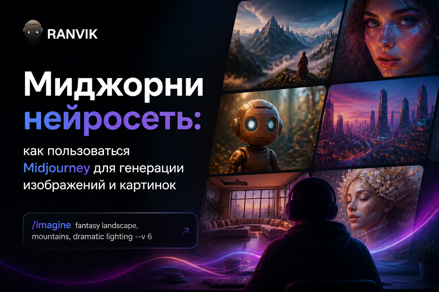 Миджорни нейросеть: как пользоваться Midjourney для генерации изображений и картинок