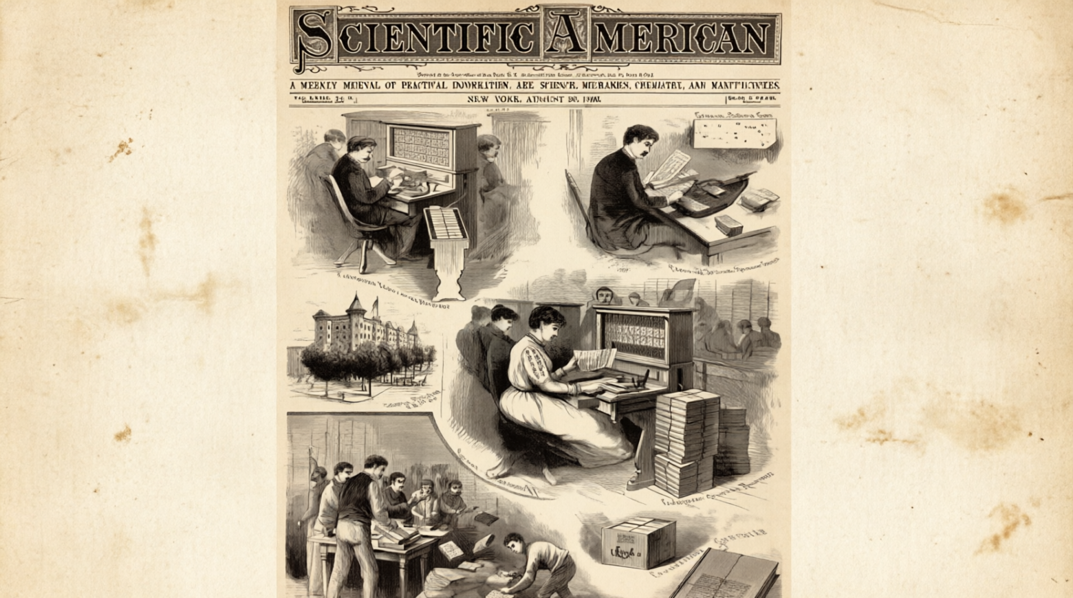 Как это выглядела америкаснкая перепись в 1890 году. Источник: gstatic.com.