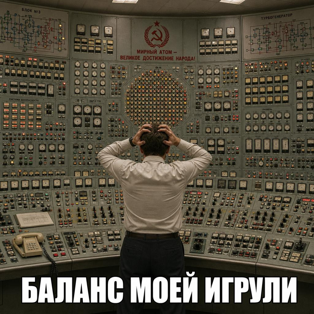Пульт управления АЭС с сотнями подписанных тумблеров — баланс текстовой игры