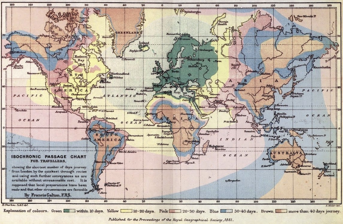 Оригинальная карта 1881 года