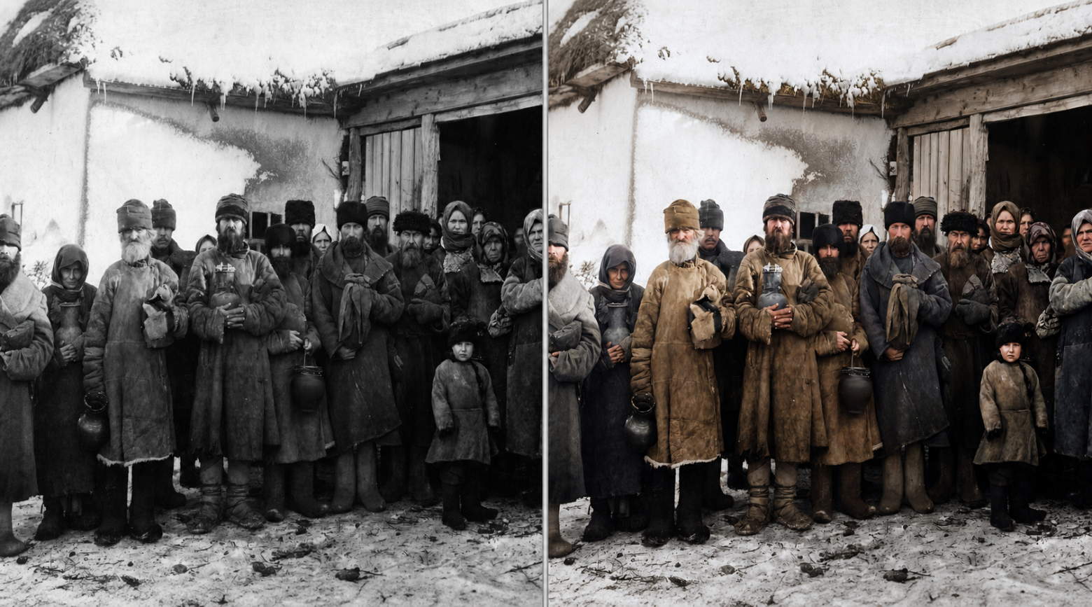 Как сделать фото цветным из ЧБ с помощью нейросети: готовые промпты и сравнение разных ИИ - 1 Как сделать фото цветным из ЧБ с помощью нейросети: готовые промпты и сравнение разных ИИ - 1